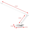 LAMPA NA BIURKO SLIM 20W BIAŁA